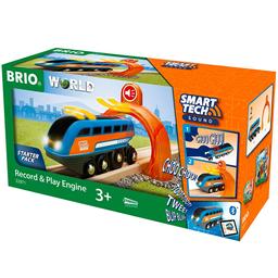 Локомотив для железной дороги Brio Smart Tech со звукозаписью (33971)