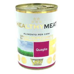 Монопротеїновий вологий корм для собак схильних до алергії Healthy Meat, з перепілкою, 400 г