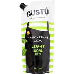 Соус Gusto Light майонезный 40%, 300 г (788125)