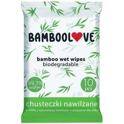 Детские влажные салфетки Bamboolove Pocket Wipes, 10 шт.