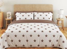 Комплект постельного белья ТЕП Soft dreams Morning Star Cappuccino семейный капучино с белым (2-03860_25316)