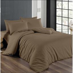 Комплект постельного белья LightHouse Sateen Stripe Brown евростандарт коричневый (603678_2,0)