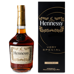Коньяк Hennessy VS, в подарунковій упаковці, 40%, 0,5 л (591589)