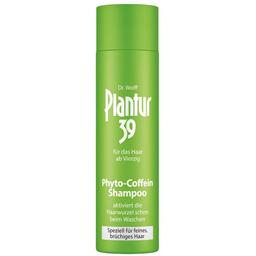 Шампунь проти випадіння волосся Plantur 39 Phyto-Coffein Shampoo, для тонкого та ламкого волосся, 250 мл