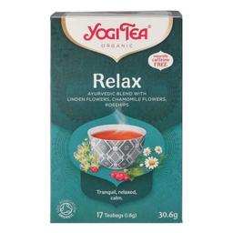 Чай травяной Yogi Tea Relax с пряностями органический, 17 пакетиков