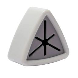 Треугольный держатель для полотенец Supretto в ванную и на кухню самоклеящийся бело-серый (82870002)