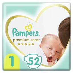 Подгузники Pampers Premium Care 1 (2-5 кг), 52 шт.