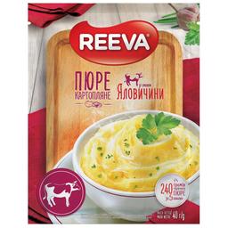 Пюре быстрого приготовления Reeva картофельное со вкусом говядины 40 г