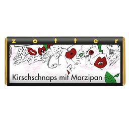 Шоколад черный Zotter Cherry Brandy with Marzipan органический 70 г