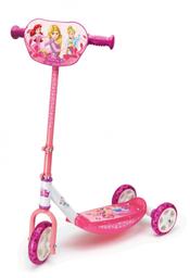 Самокат Smoby Toys Дисней Принцессы с металлической рамой, трехколесный, розовый (750153)