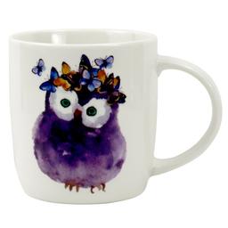 Чашка Limited Edition Romantic Owl D, 320 мл, белый с фиолетовым (12225-131114JLD)