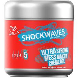 Крем-гель для волосся Shockwaves Суперсильна фіксація, 150 мл