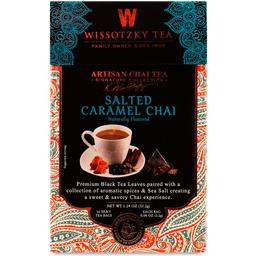 Чай черный Wissotzky Tea Chai с соленой карамелью, 35,2 г (16 шт. по 2,2 г) (868350)