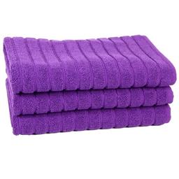 Рушник для ніг Maisonette Rainbow, 60х60 см, фіолетовий (8699965100072)