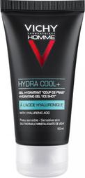 Зволожуючий гель з охолоджуючим ефектом Vichy Homme Hydra Cool+, для обличчя та контуру очей, 50 мл