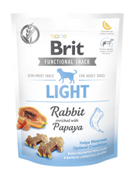 Функціональні ласощі для собак Brit Care Light, кролик з папаєю, 150 г