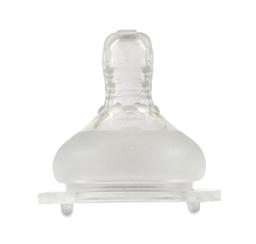 Соска силіконова Baby Team, антіколіковая, для пляшечок з широким горлечком, від 0 міс., повільний потік, 1 шт. (2025)