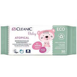 Влажные салфетки Cleanic Baby Eco Atopical 50 шт.