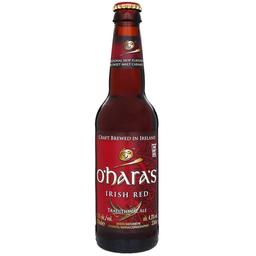Пиво O'hara's Irish Red, червоне, фільтроване, 4,3%, 0,33 л (528080)
