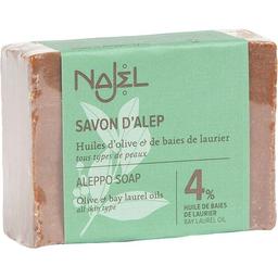 Алеппське мило Najel Aleppo Soap 4% лаврової олії 155 г