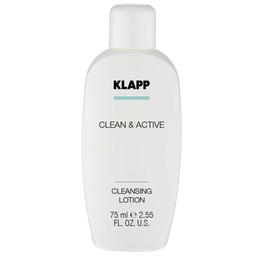 Очищувальне молочко Klapp Clean & Active Cleansing Lotion, 75 мл