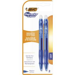 Ручка гелева BIC Gel-ocity Original, 0,35 мм, синій, 2 шт. (964754)
