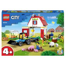 Конструктор LEGO City Животные на ферме и в хлеву, 230 деталей (60346)