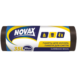 Пакети для сміття Novax, 35 л, 30 шт.
