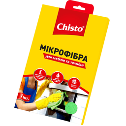 Серветка з мікрофібри Chisto для меблів та техніки