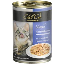 Вологий корм для котів Edel Cat з лососем та фореллю в соусі 400 г