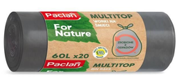 Пакети для сміття Paclan Multitop, 60 л, 20 шт.