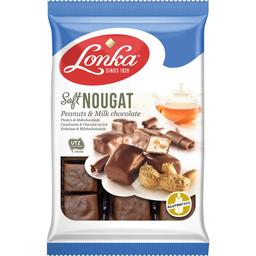 Конфеты Lonka Soft Нуга в молочном шоколаде с арахисом 220 г (921331)