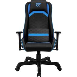 Геймерское кресло GT Racer черное с синим (X-2661 Black/Blue)
