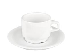 Чашка з блюдцем Lefard Frig, 100 мл, білий (39-057)