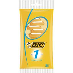 Бритва мужская BIC Sensitive 1, без сменных картриджей, 5 шт.