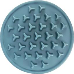 Миска-килимок для собак Trixie Pillars, для повільного годування, d35 см, блакитний (25038)