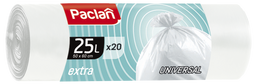 Пакети для сміття Paclan Extra, 25 л, 20 шт.
