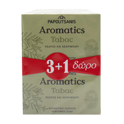 Тверде мило Aromatics Табак, 400 г (4 шт. по 100 г) (ABSMT400)