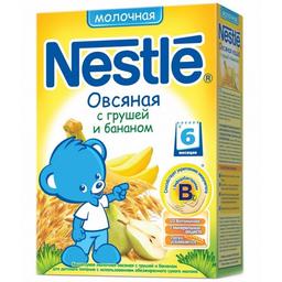 Молочна каша Nestle Вівсяна з грушею і бананом 250 г