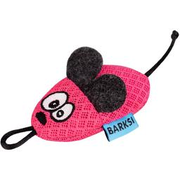 Іграшка для котів Barksi Мишка з дзвіночком 8х4 см рожева
