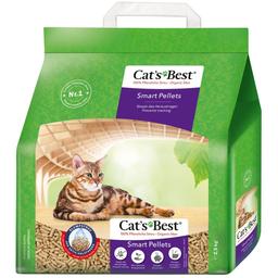Наполнитель Cat's Best Smart Pellets для длинношерстных кошек древесный 5 л/2.5 кг