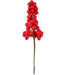 Гілочка декоративна Yes! Fun з червоними ягодами 15 см червона (973527)