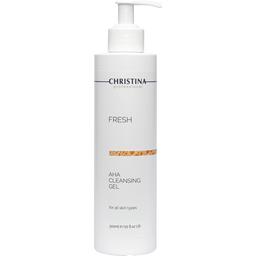 Очищающий гель для всех типов кожи Christina Fresh AHA Cleansing Gel с фруктовыми кислотами 300 мл