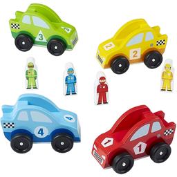 Деревянный игровой набор Melissa&Doug Гоночные автомобили (MD706)