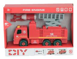Пожарная машина с подъемником Kaile Toys, с отверткой (KL802-2)