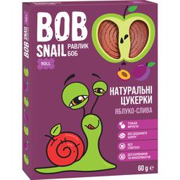 Фруктовые яблочно-сливовые конфеты Bob Snail 60 г