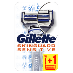 Бритва Gillette SkinGuard Sensitive с 2 сменными кассетами, 3 шт