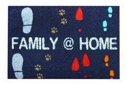 Придверный коврик IzziHome Peppina Family Home, 60х40 см, синий (2200000554413)