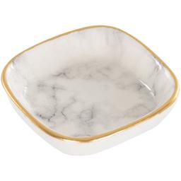 Салатник Alba ceramics Marble, 10 см, серый (769-026)