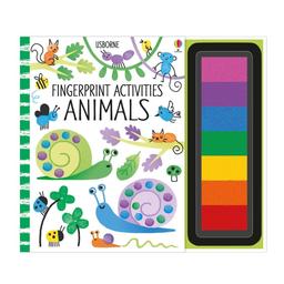 Розмальовка Fingerprint Activities Animals – Fiona Watt, англ. мова (9781474914338)